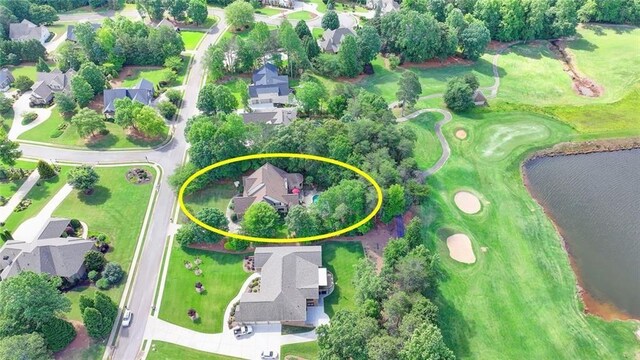 4478 Longmead Rd, Flowery Branch, GA 30542 - aerial view of property's location with nearby suburban area, a nearby body of water, and a golf club