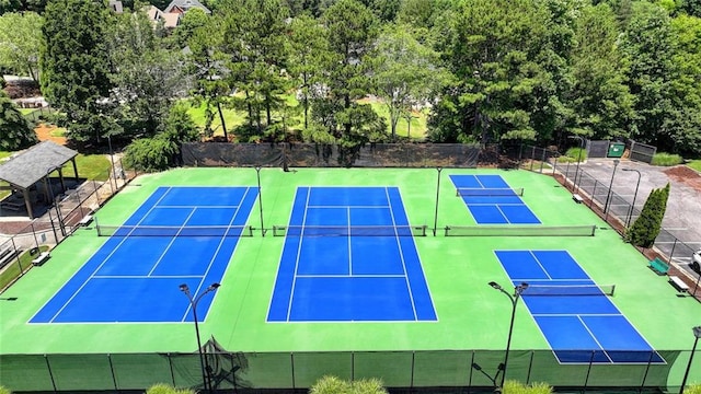 4478 Longmead Rd, Flowery Branch, GA 30542 - view of tennis court featuring community basketball court