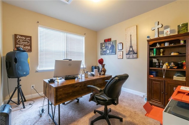 12275 Styron Dr, Hampton, GA 30228 - home office with light colored carpet and baseboards