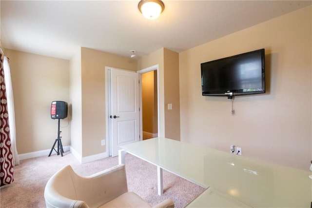 12275 Styron Dr, Hampton, GA 30228 - office featuring light carpet and baseboards