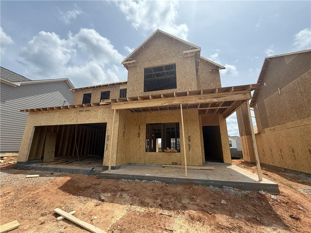 341 Ridge Pointe Dr, Athens, GA 30606 - rear view of property with a patio area
