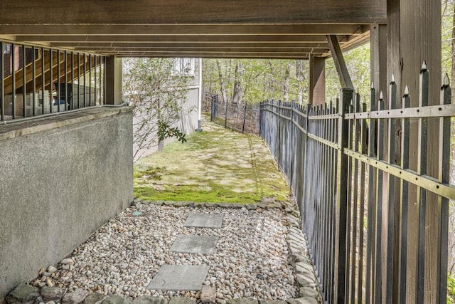 803 Night Fire Dr, Dawsonville, GA 30534 - view of yard featuring fence