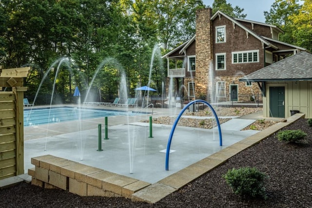 803 Night Fire Dr, Dawsonville, GA 30534 - view of property's community with a swimming pool