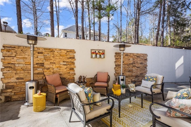 view of patio / terrace featuring outdoor lounge area