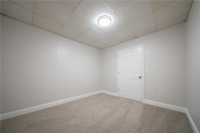 4495 Riders Ridge Trl, Snellville, GA 30039 - unfurnished room featuring a drop ceiling, carpet flooring, and baseboards
