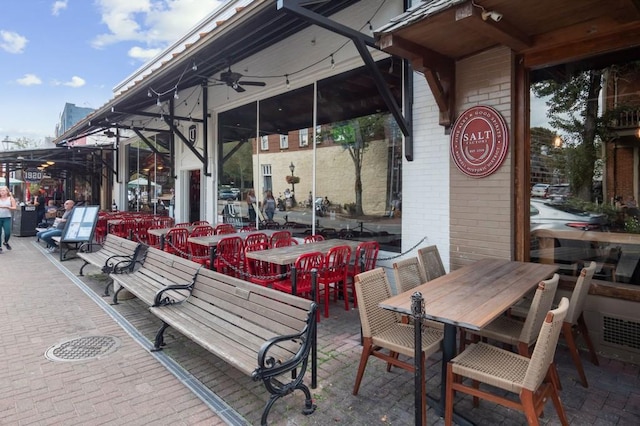 view of patio / terrace featuring outdoor dining space