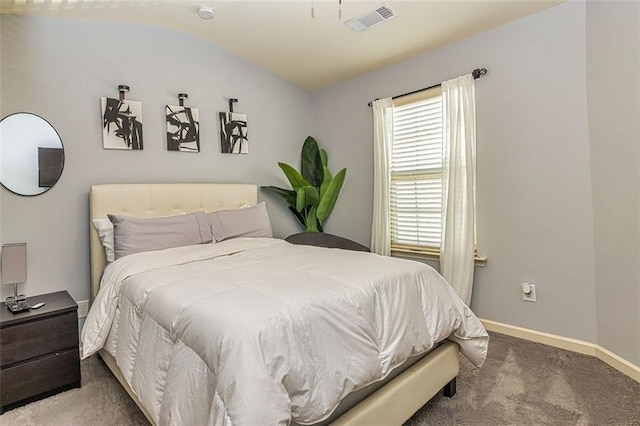 5008 Whiteoak Pointe SE Unit 15, Smyrna, GA 30080 - bedroom with carpet flooring, baseboards, and vaulted ceiling