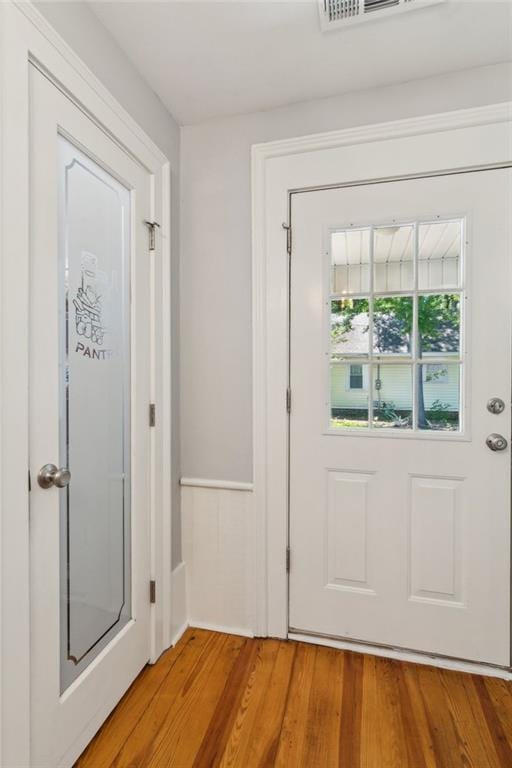 1382 6th Ave, Auburn, GA 30011 - doorway to outside with light wood finished floors