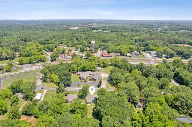 1382 6th Ave, Auburn, GA 30011 - aerial view of a heavily wooded area