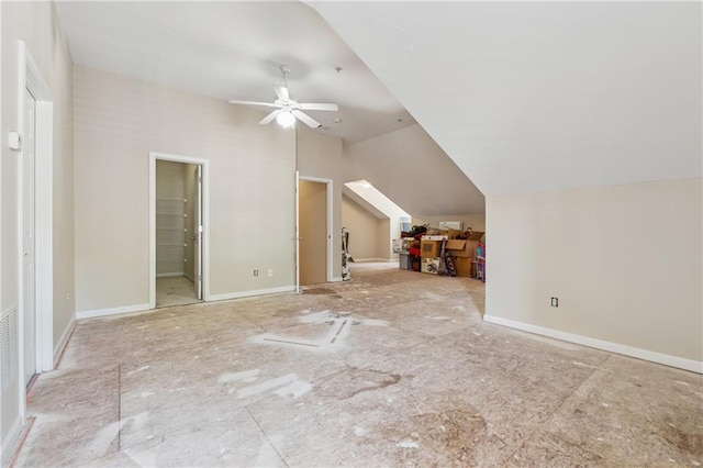 11715 Dancliff Trce, Alpharetta, GA 30009 - bonus room featuring vaulted ceiling and a ceiling fan