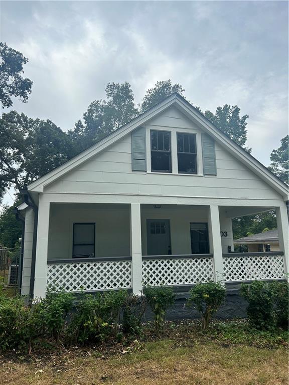 2203 Hillcrest Ave, Decatur, GA 30032 - view of property exterior with a porch