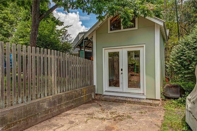222 Winnona Dr, Decatur, GA 30030 - view of outbuilding featuring french doors
