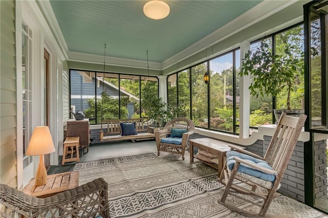 222 Winnona Dr, Decatur, GA 30030 - sunroom / solarium with an outdoor living space