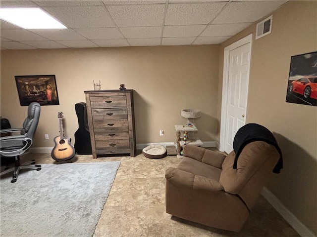 14 Green Gable Pt SW, Cartersville, GA 30120 - office with baseboards and a paneled ceiling