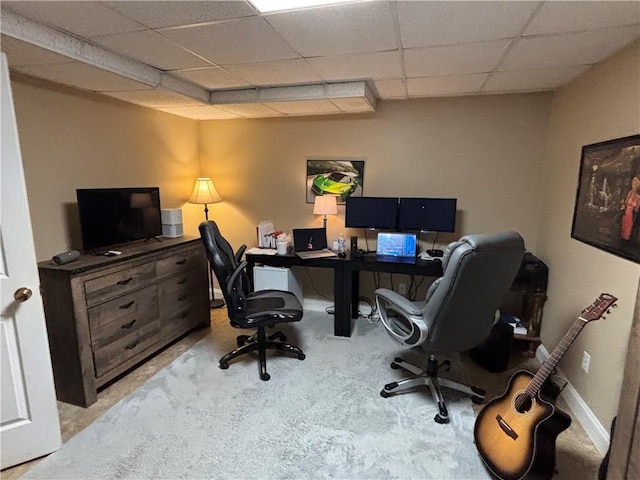14 Green Gable Pt SW, Cartersville, GA 30120 - office space featuring a drop ceiling and carpet