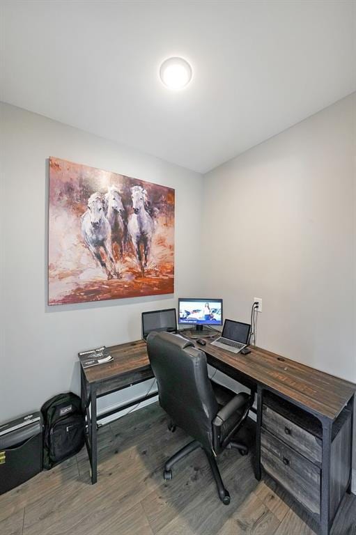 686 Stark St, Lawrenceville, GA 30046 - home office featuring wood finished floors