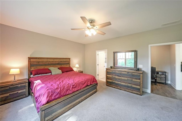 686 Stark St, Lawrenceville, GA 30046 - bedroom featuring carpet floors and a ceiling fan