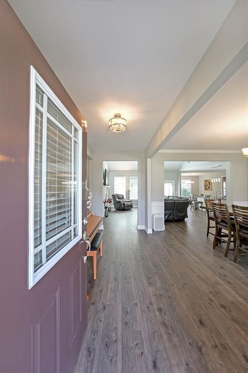 686 Stark St, Lawrenceville, GA 30046 - entrance foyer featuring wood finished floors