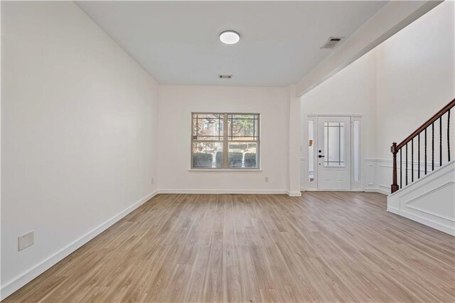 entryway featuring light hardwood / wood-style flooring