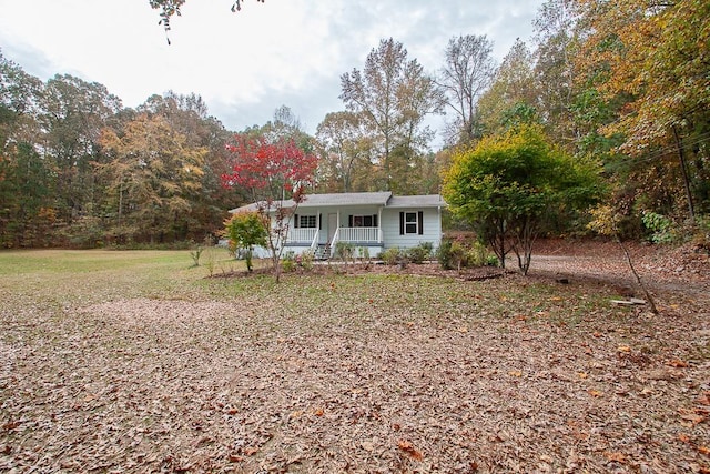 view of front of house featuring a porch