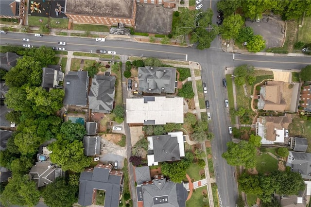 bird's eye view featuring a residential view