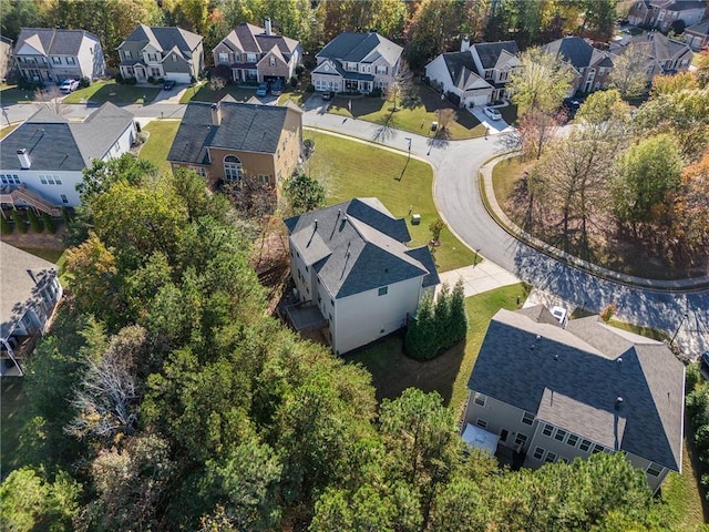 bird's eye view featuring a residential view