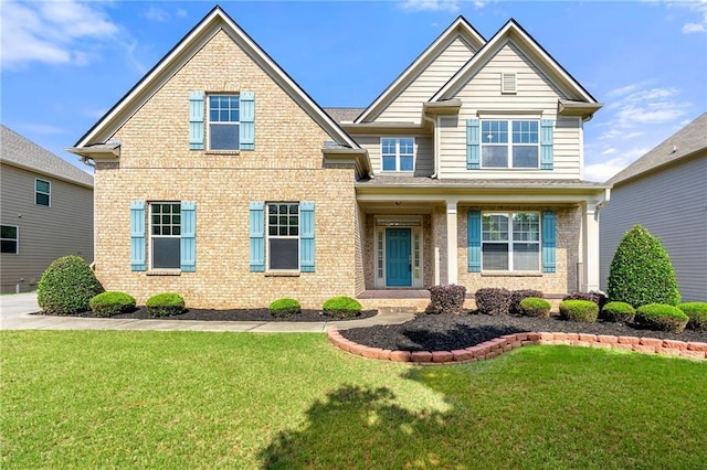 325 Cranbrooke Cir, Suwanee, GA 30024 - view of front of house featuring brick siding and a front lawn