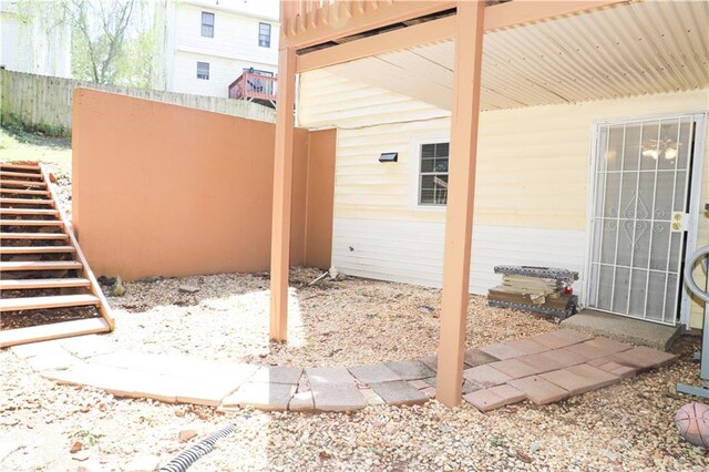 view of patio