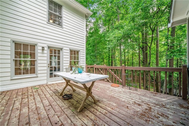 view of deck