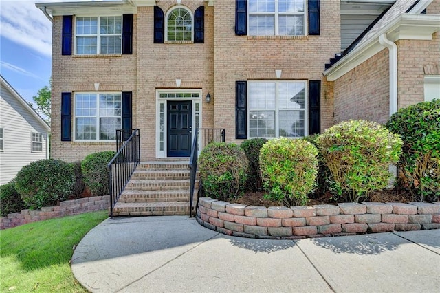 3805 Roxwood Park Dr, Buford, GA 30518 - entrance to property featuring brick siding