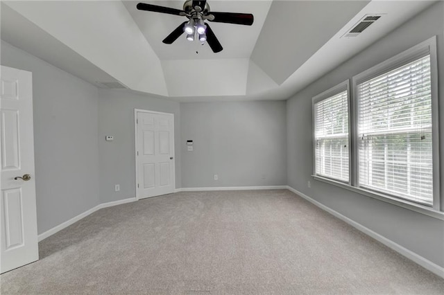 3805 Roxwood Park Dr, Buford, GA 30518 - unfurnished room featuring ceiling fan, light colored carpet, and baseboards