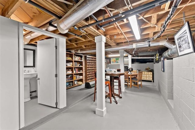 669 Dixon Dr, Gainesville, GA 30501 - view of unfinished basement