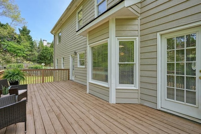 3130 Crestmont Way NW, Kennesaw, GA 30152 - view of wooden deck