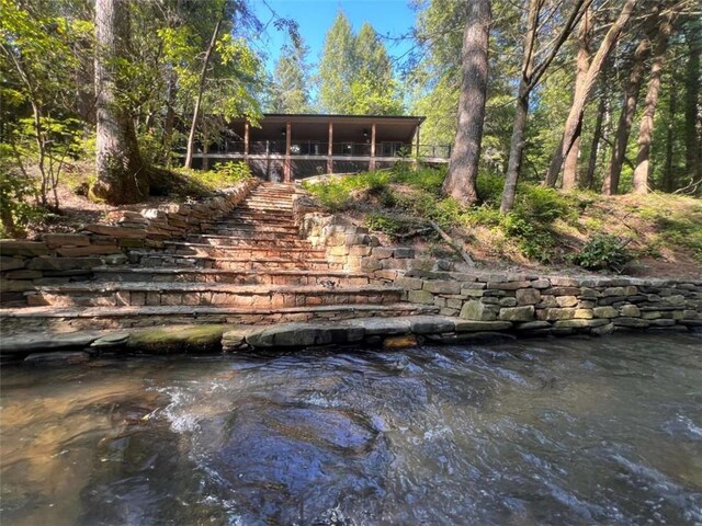 1102 Soque Wilderness Rd, Clarkesville, GA 30523 - back of property