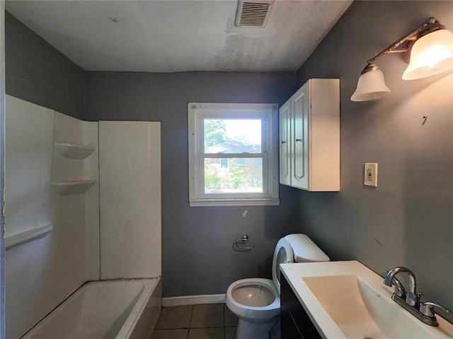 1321 Snapfinger Rd, Decatur, GA 30032 - full bathroom with tile patterned floors, toilet, and vanity