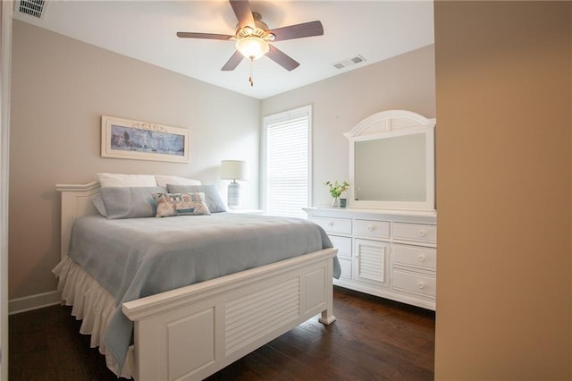 3678 Cresswind Pkwy SW, Gainesville, GA 30504 - bedroom with dark wood-type flooring and ceiling fan