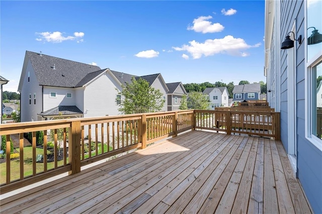 1937 Quarry Park Pl NW, Atlanta, GA 30318 - wooden terrace featuring a residential view