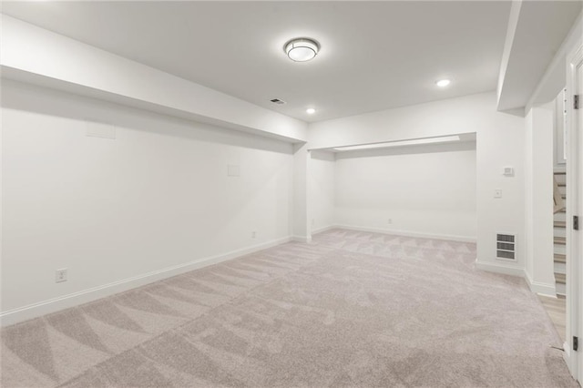 1937 Quarry Park Pl NW, Atlanta, GA 30318 - finished below grade area featuring light carpet, recessed lighting, and baseboards