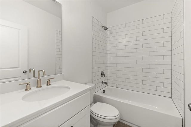 1937 Quarry Park Pl NW, Atlanta, GA 30318 - bathroom with vanity, toilet, and shower / tub combination