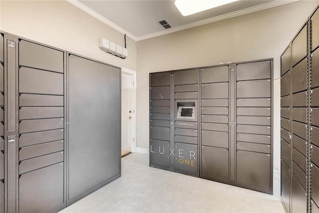 3777 Peachtree Rd NE Unit 438, Brookhaven, GA 30319 - view of home's community featuring a package area and ornamental molding