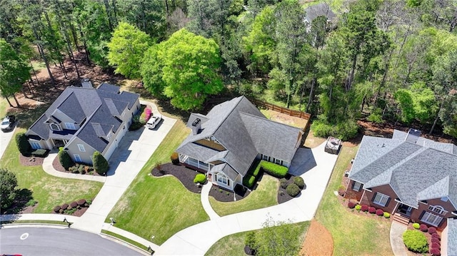 drone / aerial view