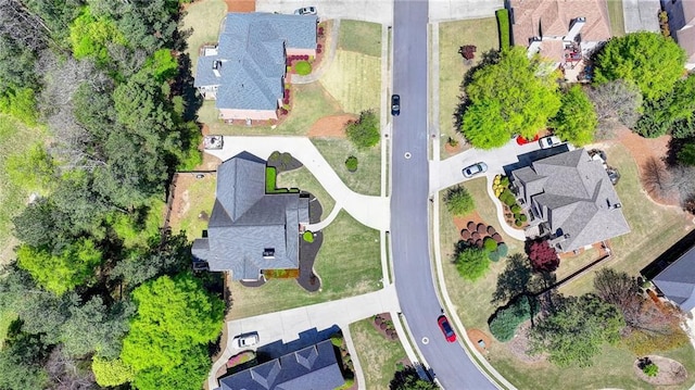 drone / aerial view featuring a residential view