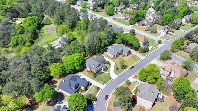 birds eye view of property featuring a residential view