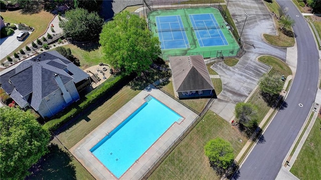 drone / aerial view