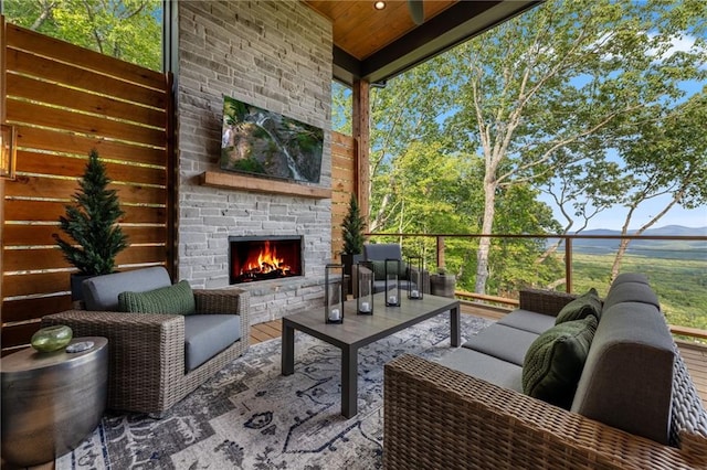 146 Overlook Way, Blue Ridge, GA 30513 - sunroom / solarium with healthy amount of natural light