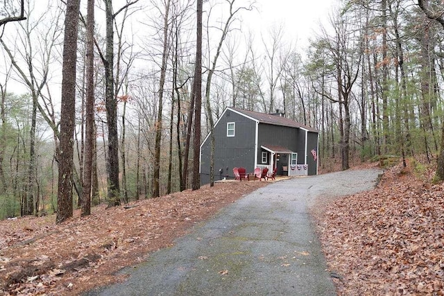 view of side of property