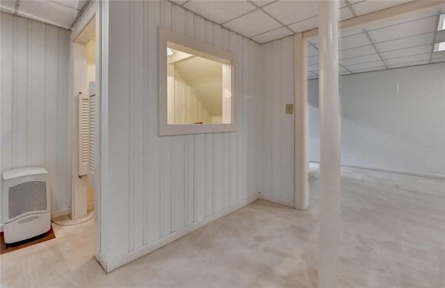 5507 Martina Way, Dunwoody, GA 30338 - basement featuring a paneled ceiling