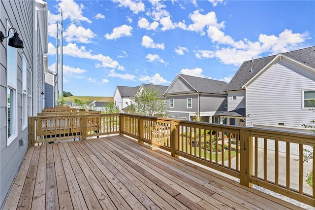 1941 Quarry Park Pl NW, Atlanta, GA 30318 - wooden terrace with a residential view