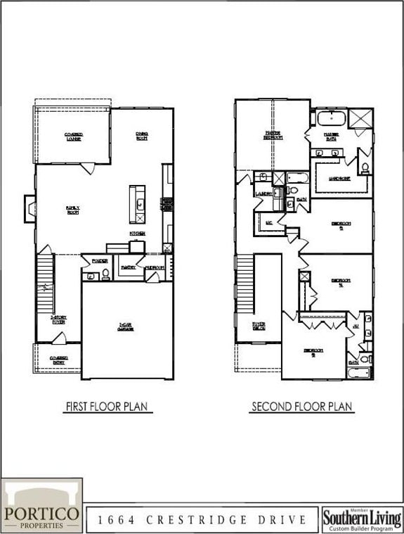 1664 Crestridge Dr SE, Marietta, GA 30067 - home floor plan