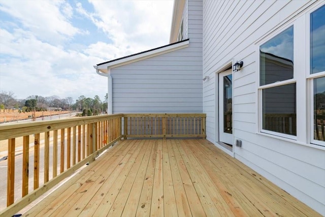 view of deck